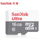 sandisk闪迪手机内存卡存储卡高速闪存卡 闪迪TF卡16/32/64/128GB内存卡(闪迪16G)