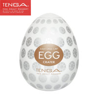 日本TENGA EGG男用飞机杯 便携式飞机胶 情趣鸡蛋 飞机蛋  送润滑剂 男用情趣用品 成人用品(月坑 1个)