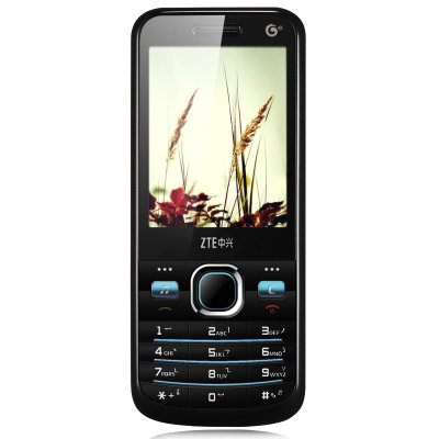 中兴（ZTE）U281 3G手机（黑蓝）TD-SCDMA/GSM移动定制机