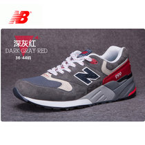 New Balance/NB 999系列男鞋女鞋复古运动鞋轻便跑步鞋情侣休闲鞋(深灰红)