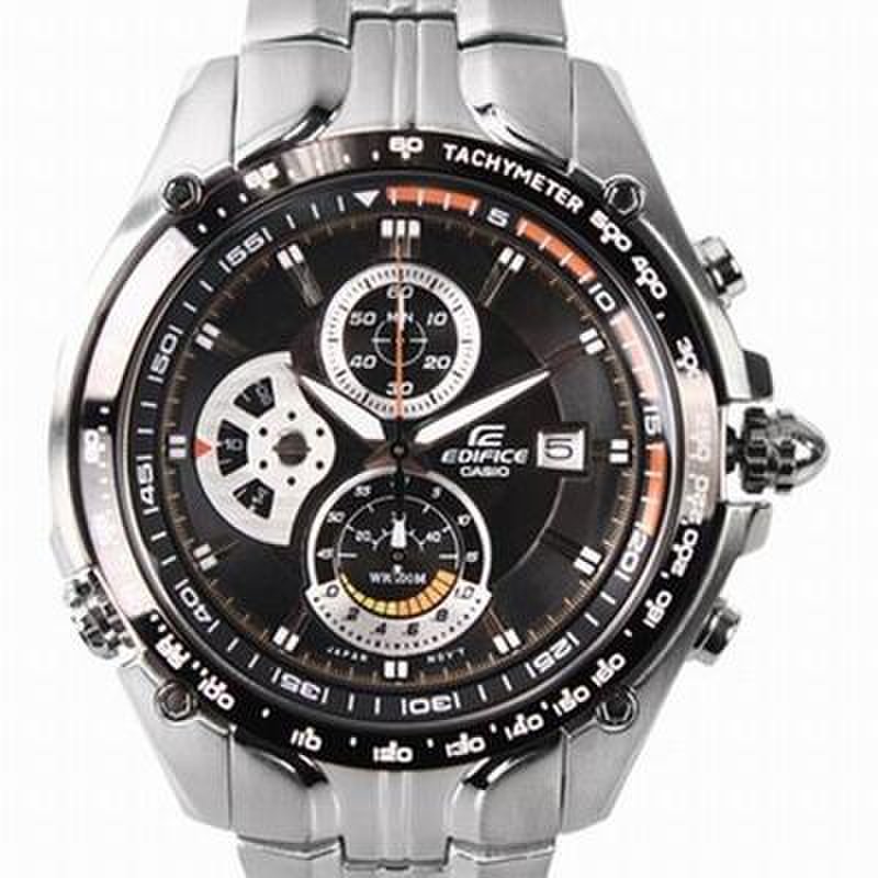 日韩品牌表casio卡西欧edifice系列三眼计时钢带男表ef543d1a返回商品