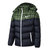 Nike/耐克 男子 新款运动长袖拉链休闲保暖棉服夹克外套(深蓝绿 4XL)