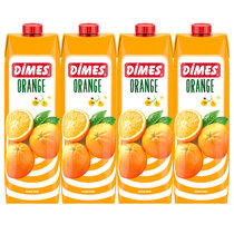 DIMES土耳其原装进口果汁橙汁1L*4 真快乐超市甄选