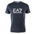 ARMANI阿玛尼EA7系列男式t恤 时尚圆领短袖T恤 半袖纯棉男装90557(藏青色 S)