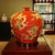 中国龙瓷 德化陶瓷中国红瓷器花瓶*现代工艺礼品办公客厅家居装饰摆件 ZXG1052ZXG1052