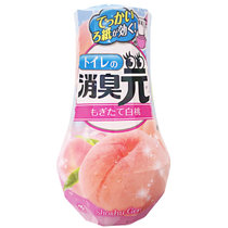 小林制药(KOBAYASHI)日本进口去异味除臭剂室内空气清新剂芳香剂厕所用消臭元(新鲜白桃)400ml 真快乐超市甄选