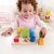 Hape宝宝益智玩具木制拼搭配对颜色认知渐变拼拼乐 18个月+E0426 国美超市甄选
