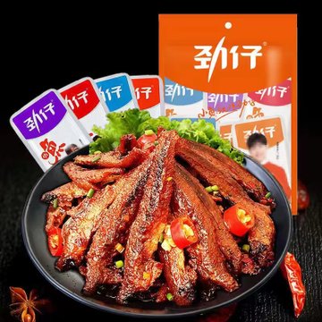 劲仔深海小鱼混合口味装7g10袋混合装10袋