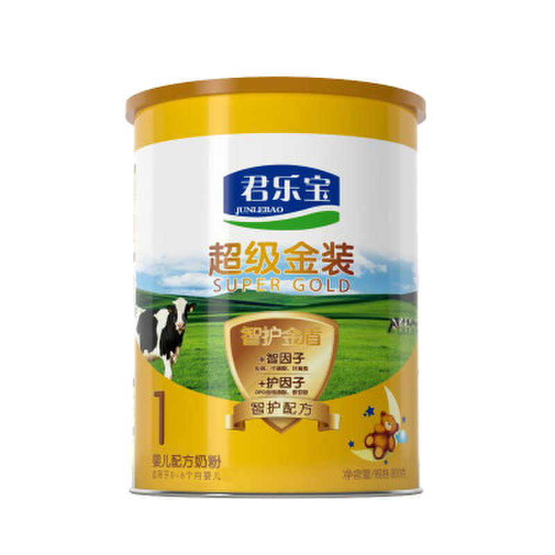 君乐宝 超级金装婴儿配方奶粉 1段 800g