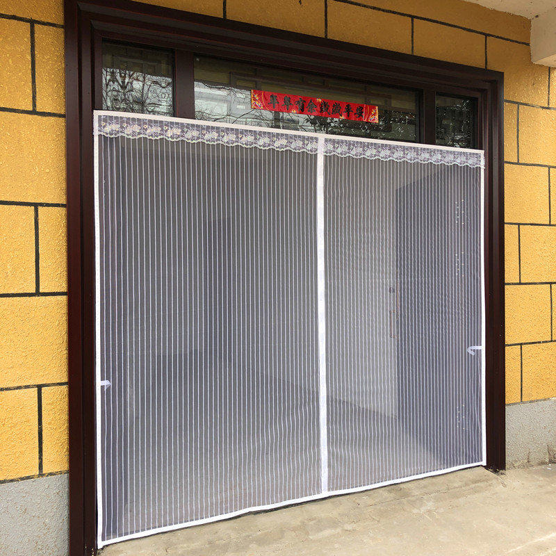 蚊帐沙门帘2022新款防蚊防蚊门帘金刚纱门帘自粘式魔术贴大门纱网磁吸