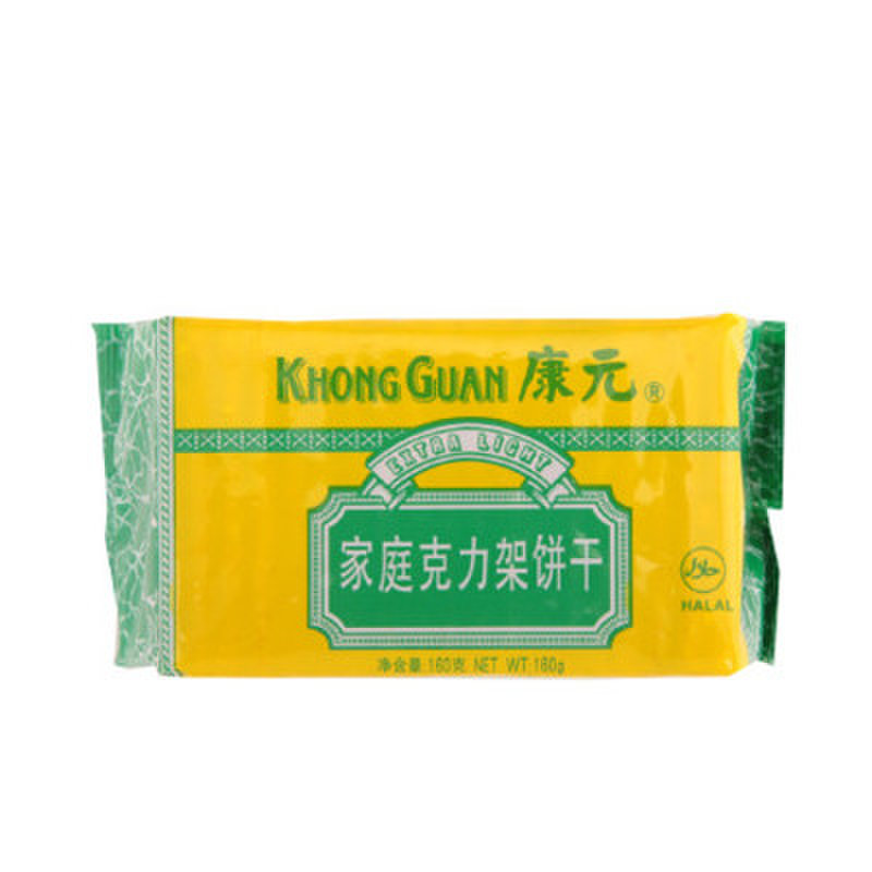康元 家庭克力架饼干 160g/袋