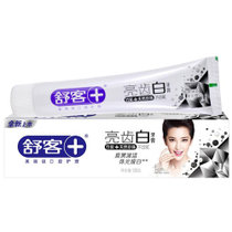 舒客亮齿白牙膏(竹炭+天然珍珠)120克