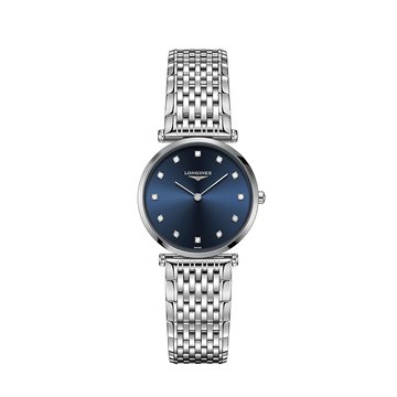 浪琴瑞士手表 嘉岚系列 石英钢带女表l45124976 国美超市甄选