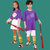 街舞儿童潮装演出服女童爵士套装夏季宽松帅气嘻哈男童中国表演服(130 紫色男款)