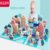 马卡龙系列城市建筑拼装积木 1-3岁幼儿早教教玩具 婴幼儿智力开发3-6岁大颗粒拼装早教玩具(128粒积木当个包装)