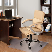 好事达皮质老板椅办公椅电脑椅子大班椅皮椅转椅人体工学6137(米色6138)