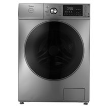 美的(Midea) MD100-1463WIDY 10公斤 滚筒 洗衣机 1400转 WIFI控制 自动投放 巴赫银