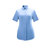 燕舞 BD2FX722108Z1F 夏季工作服 女式短袖衬衣 定制商品 35-40码（计价单位：件）蓝色(38 蓝色)