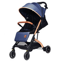 婴儿推车可坐可躺轻便折叠高景观新生儿童宝宝手推车QZ1pro(蓝色 1)