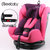 REEBABY isofix接口安全座椅宝宝婴儿0-3-12岁汽车儿童双向安装可坐可躺(甜蜜粉（isofix接口）)