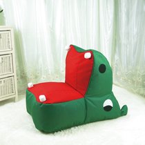 儿童沙发创意懒人小沙发幼儿园沙发豆袋沙发卡通儿童座椅玩具(绿色小河马)