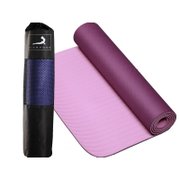 皮尔瑜伽PR-1001-4环保TPE瑜伽垫（深紫色）（6MM）（赠背包）