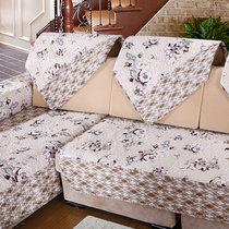 优衣库家纺  四季双面沙发垫 防滑坐垫 简约沙发罩三件套(牡丹盛世 沙发垫三件套)