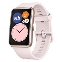 HUAWEI WATCH FIT 华为手表 运动智能手表 时尚轻薄/华为快充/全屏触摸/专业运动/健康管理 樱语粉 样机