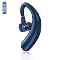 树虎新款F18单耳挂耳式蓝牙耳机立体声无线入耳式降噪运动音质耳机(蓝色 F18)