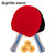 安格耐特横拍2拍3球乒乓球拍对拍套装双面反胶双拍F2350 国美超市甄选
