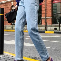 虎韬女士时尚哈伦裤28（2尺1）浅兰 时尚显瘦  压力收腹 轻松塑造纤细腰肢修饰腿型 拉长比例