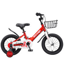 永 久（FOREVER）儿童自行车小学生初中生青少年男童女童单车脚踏车14寸16寸18寸(红色 14寸)