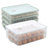 卡凡洛(Kaflo)冰箱保鲜收纳盒鸡蛋保鲜盒速冻水饺子盒馄饨盒食物盒托盘KFL-SN-006(饺子盒-4层1盖)