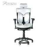 7090家具 人体工学健康办公椅 双背椅 真皮老板椅 电脑