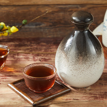 稻久风味黄酒浙江绍兴黄酒枣子酒500ml瓶绍兴特产半甜型黄酒1单支