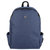 海鸦 双肩背包大容量时尚旅行包 电脑包 休闲包简约多功能背包(深蓝色)