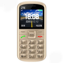 ZTE/中兴 L688 老人手机直板大屏大字大声老年人按键手机 新品上市(香槟金)