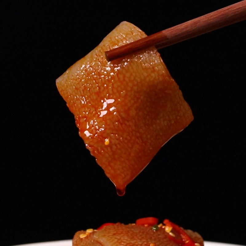 魔芋素毛肚0脂低卡速食免煮凉拌火锅麻辣烫食材魔芋白肚片6袋