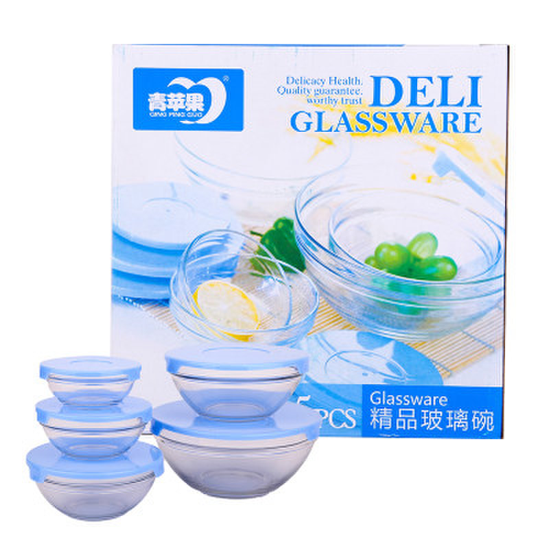 【德力餐具套装图片】德力精品玻璃碗5件套图片大全,高清图片搭配