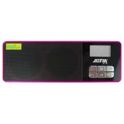 杰钛（JIETAI）JT-5083D环绕立体声迷你小音箱（粉色）