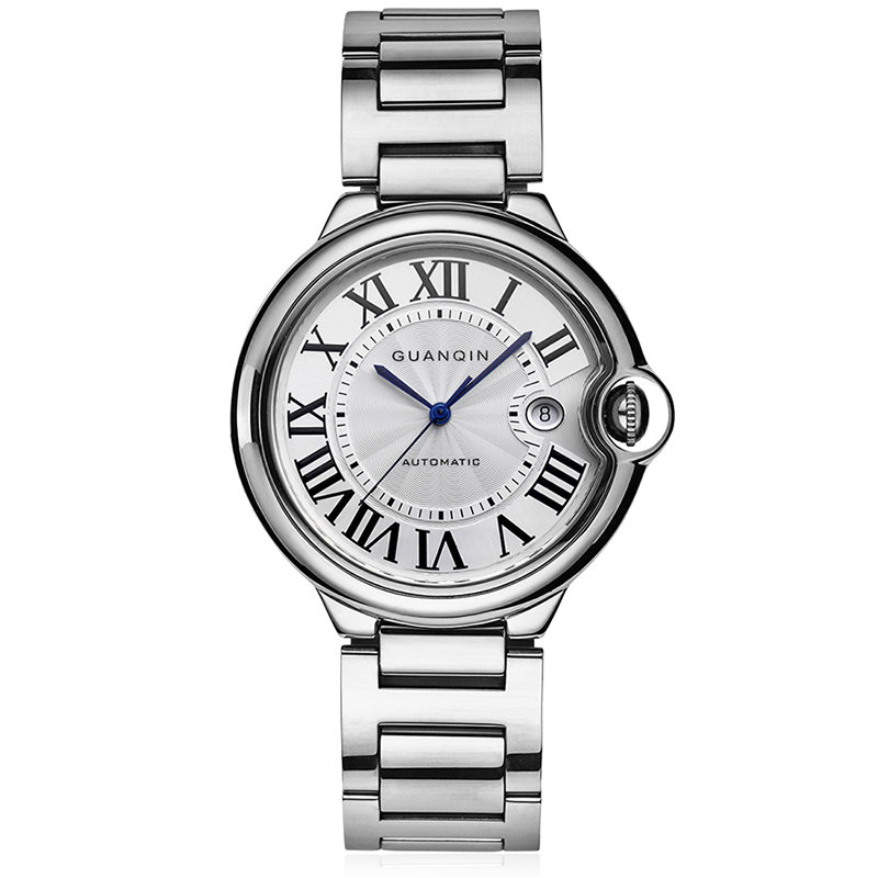 瑞士品牌表瑞士冠琴手表全自动机械表商务休闲男表时装表复古手表精钢