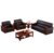 喜百灵XBL-SFL002商务办公洽谈沙发现代简约沙发会客皮艺沙发经理办公室专用沙发(红)