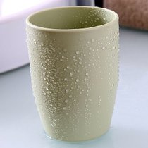 刷牙杯漱口杯创意简约环保情侣牙刷杯子韩版浴室洗漱杯塑料水杯子(浅绿)