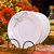 浩雅 景德镇陶瓷盘餐具套装骨瓷8英寸深盘家用盘子金丝玫瑰 4件装金丝玫瑰(白色)