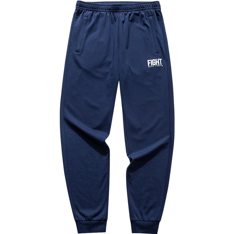 运动长裤休闲卫裤宽松束脚收口长裤子a51912m深蓝色国美甄选返回商品