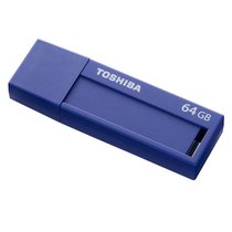 东芝(TOSHIBA)标闪系列 U盘 64G 高速USB3.0 迷你优盘车载u盘(蓝色)