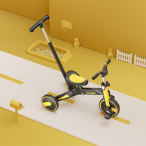 CK儿童平衡车自行车可折叠多功能小童1-3-6岁无脚踏滑步滑行车(小黄峰-五合一)
