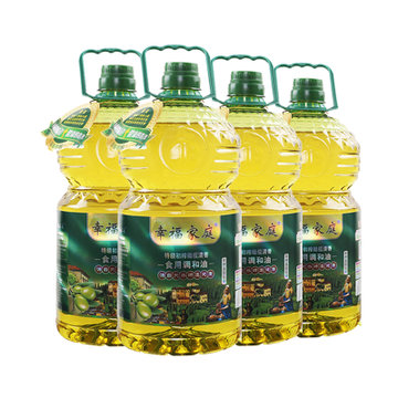 幸福家庭添加8%特级初榨橄榄油5L*4瓶 非转基因食用油(金黄色 自定义)