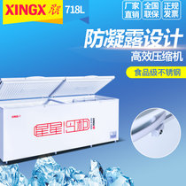 星星（XingXing）冷藏冷冻冰柜 卧式冷柜 大冰柜商用(BD/BC-718C)