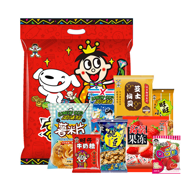 旺旺零食大礼包600g国美超市甄选